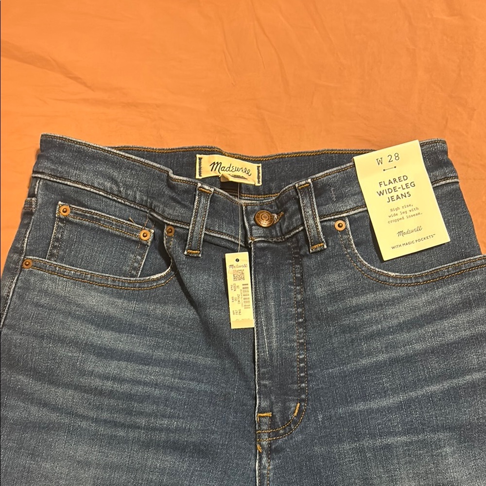 Madewell Flared Wide-Leg Jeans